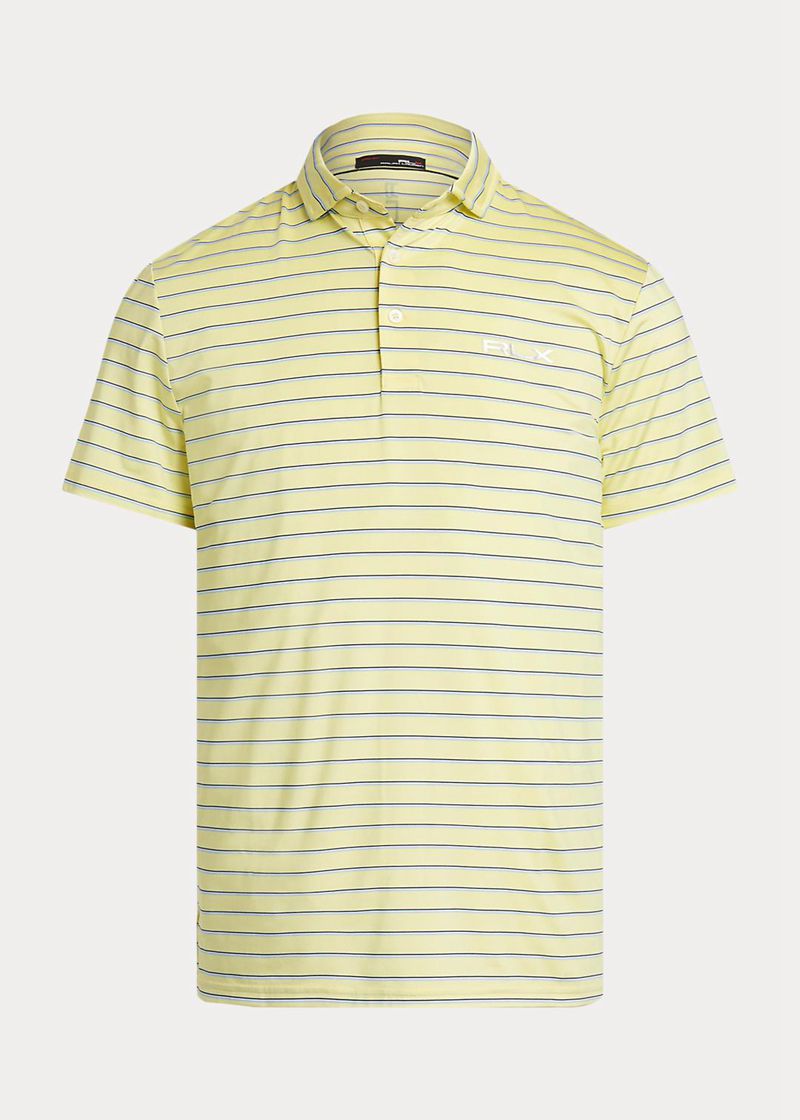 Poleras Polo RLX Golf Hombre Custom Slim Fit Performance Chile Amarillo IGQPT-5236